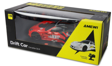 21121 Corvette C6.R Drift Car 1:18 RTR rot